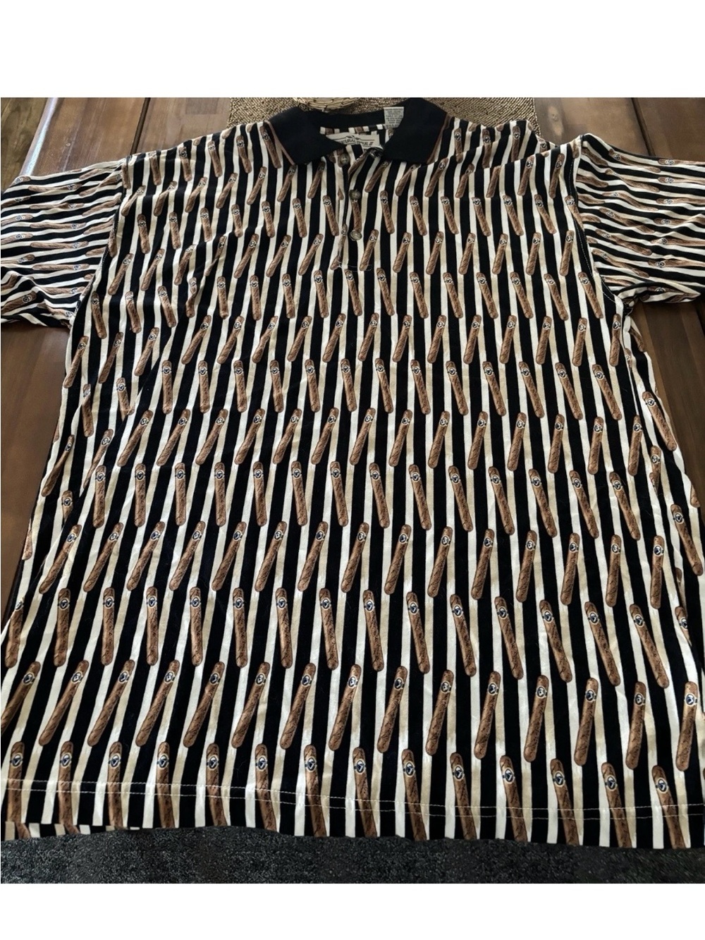 Vintage Natural Issue Men’s Cigar Polo Shirt